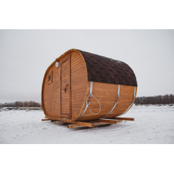 Баня овало-бочка ComfortProm 4 метра Баня овало-бочка ComfortProm 4 метра