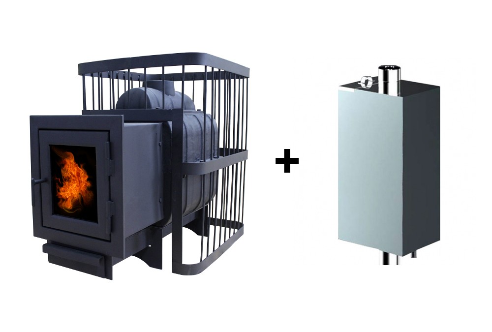 Банная печь с баком в Дачном Дискаунтере Банная печь с баком в Дачном Дискаунтере