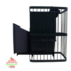 Печь банная ComfortProm ЧУГУН 20м3 ЗАКРЫТАЯ КАМЕНКА, ПАНОРАМА