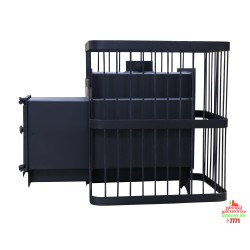 Печь банная ComfortProm СТАЛЬ 8 мм 20м3, чугунная дверь