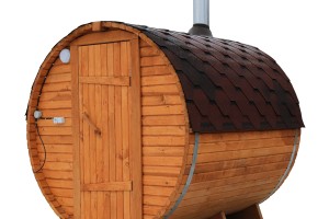 Баня-бочка ComfortProm 2 метра с печным узлом