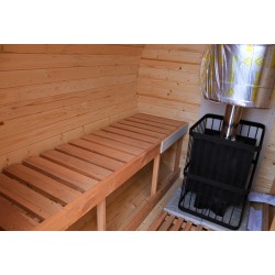 Комплект бани-бочки ComfortProm 2 метра + козырёк 0,5м для самостоятельной сборки   Комплект бани-бочки ComfortProm 2 метра + козырёк 0,5м для самостоятельной сборки