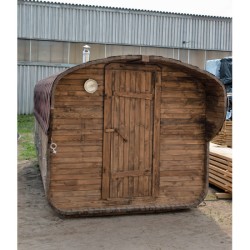 Комплект  Баня квадро-бочка ComfortProm 2 метра + козырек 0,5м  для самостоятельной сборки  Комплект  Баня квадро-бочка ComfortProm 2 метра + козырек 0,5м  для самостоятельной сборки