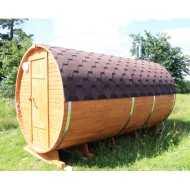 Комплект бани-бочки ComfortProm 4 метра для самостоятельной сборки 