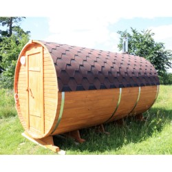 Комплект бани-бочки ComfortProm 4 метра для самостоятельной сборки  Комплект бани-бочки ComfortProm 4 метра для самостоятельной сборки