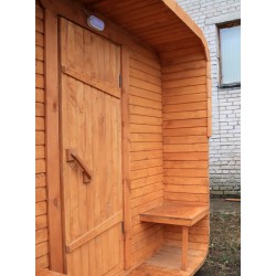 Комплект  Баня квадро-бочка ComfortProm 2 метра + терраса 0,5м  для самостоятельной сборки  Комплект  Баня квадро-бочка ComfortProm 2 метра + терраса 0,5м  для самостоятельной сборки