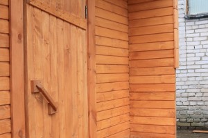 Комплект  Баня квадро-бочка ComfortProm 2 метра + терраса 0,5м  для самостоятельной сборки 