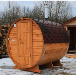 Комплект бани-бочки ComfortProm 2 метра для самостоятельной сборки  Комплект бани-бочки ComfortProm 2 метра для самостоятельной сборки