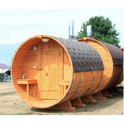 Комплект бани-бочки ComfortProm 2 метра + терраса 0,5м для самостоятельной сборки   Комплект бани-бочки ComfortProm 2 метра + терраса 0,5м для самостоятельной сборки