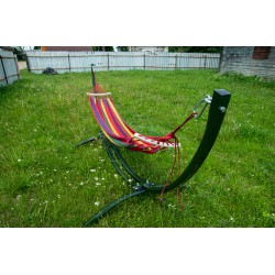 Стойка с гамаком стальная ComfortProm Bounty antique silver