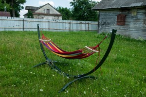 Стойка с гамаком стальная ComfortProm Bounty green