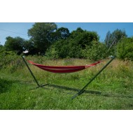 Стойка с гамаком стальная ComfortProm Maldives green