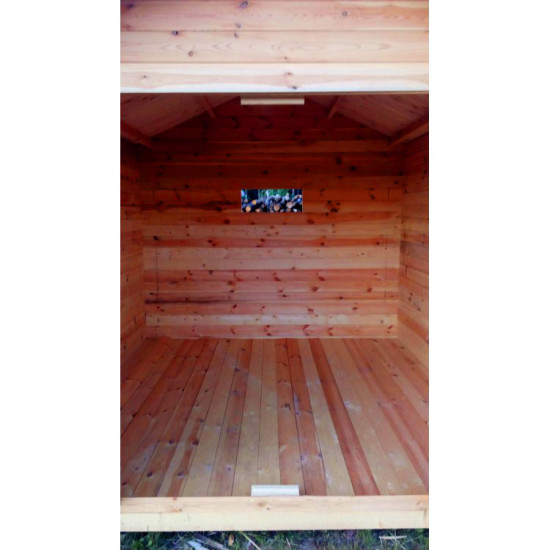Сарай деревянный "КомфортПром" 2,5x2,5 метра 