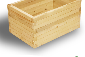 Клумба, кашпо деревянная СomfortProm H35x45x65cm натуральная