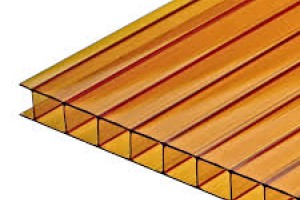 Сотовый поликарбонат бронза 8мм (2,1 x 6 м)