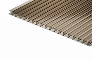 Сотовый поликарбонат тонированный 8мм (2,1 x 6 м)