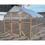 Теплица из дерева с покрытием ComfortProm Classic 2.6х6 м.