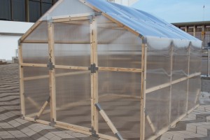 Теплица из дерева с покрытием ComfortProm Classic 2.6х4 м.