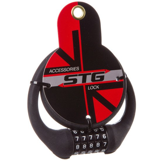 Кодовый замок для велосипеда STG TY4538 12х60см
