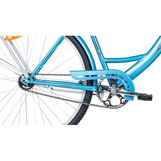 Велосипед AIST 28-245 с корзиной небесно голубой