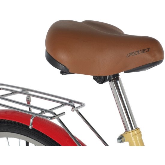 Велосипед Foxx Vintage 28" (2021) с корзиной бежевый