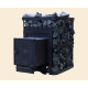 Печь банная ComfortProm СТАЛЬ 3 мм, для парной до 20 кубов, вес 56 кг, длина дров до 40 см, на 130 кг камней, чугунная дверь