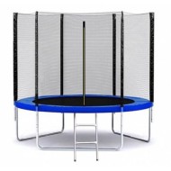 Батут ComfortProm 252см с защитной сеткой и лестницей  Батут ComfortProm 252см с защитной сеткой и лестницей