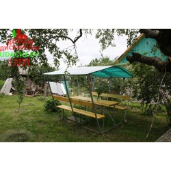  Беседка "Велес Тюльпан" с зашитыми стенками  - 3 метра БЕСПЛАТНАЯ ДОСТАВКА