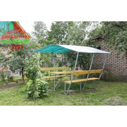  Беседка "Велес Тюльпан" с зашитыми стенками  - 3 метра БЕСПЛАТНАЯ ДОСТАВКА