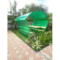 Беседка "Велес Астра" с зашитыми стенками - 2 метра БЕСПЛАТНАЯ ДОСТАВКА