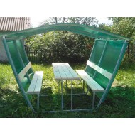 Беседка "Велес Тюльпан" с зашитыми стенками- 2 метра БЕСПЛАТНАЯ ДОСТАВКА Беседка "Велес Тюльпан" с зашитыми стенками- 2 метра БЕСПЛАТНАЯ ДОСТАВКА