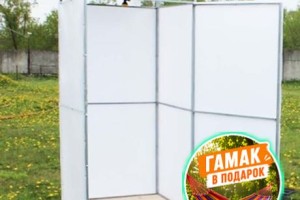  Летний душ без тамбура "ComfortProm" + бак с подогревом + Бесплатная доставка