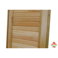 Деревянная дверь для бани КомфортПром 60x200