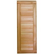 Деревянная дверь для бани КомфортПром 70x200 Деревянная дверь для бани КомфортПром 70x200