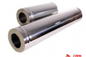 Сэндвич-труба (AISI 304 0,8/430 0,5)  д.115х180, L-1м