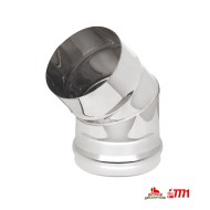 Колено (AISI 304 0,8) 45* 2S д.115       