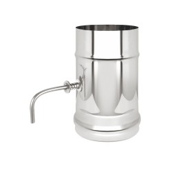 Шибер поворотный (AISI 304 0,8) д.115