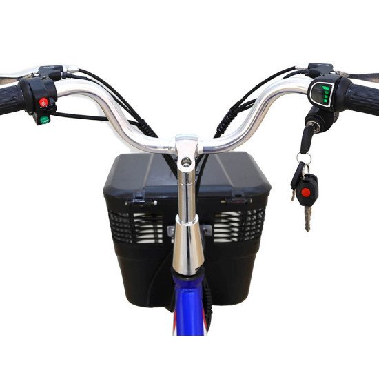 Электровелосипед Hiper BS265 2021 (синий)
