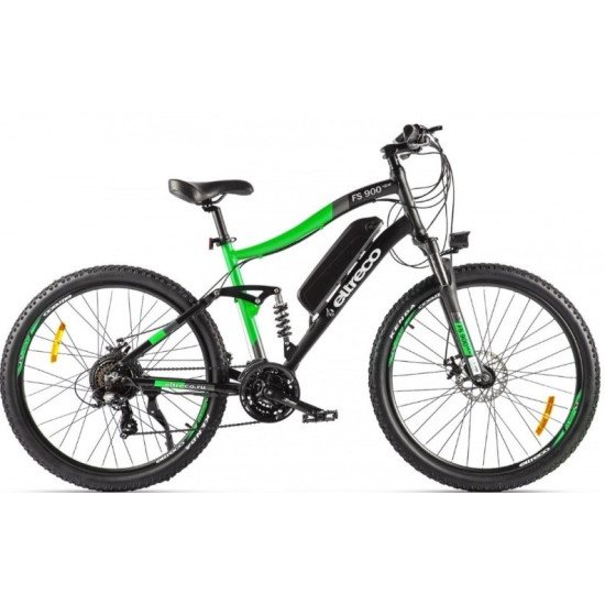 Электровелосипед Eltreco FS 900 new черно-зеленый