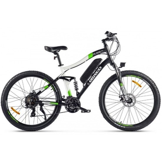 Электровелосипед Eltreco FS 900 new зелено-белый