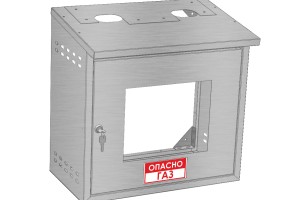 Шкаф для газового счетчика оцинкованный 