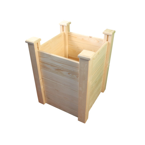 Клумба деревянная приподнятая ComfortProm H77 x 62 x 62 cm