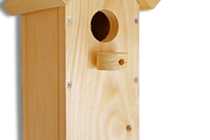 Скворечник Большой ComfortProm, в сборе, из натурального дерева , для птиц