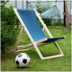 Кресло садовое складное, шлифованное