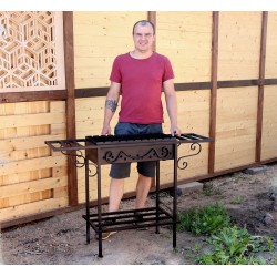 Мангал стационарный ComfortProm Асгард + ПОДАРОК!  Бесплатная доставка