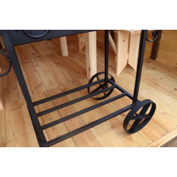 Мангал передвижной ComfortProm Асгард с крышей + ПОДАРОК!  Бесплатная доставка