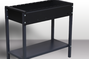 Мангал сборно-разборный ComfortProm Моди с полкой + ПОДАРОК!  Бесплатная доставка