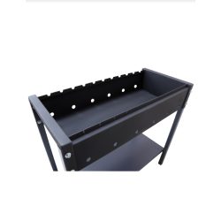 Мангал сборно-разборный ComfortProm Моди с полкой + ПОДАРОК!  Бесплатная доставка