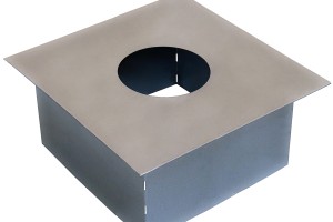 Потолочно-проходной узел, ф200 (нерж 409)