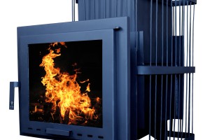 Печь банная ComfortProm СТАЛЬ 8 мм ЗАКРЫТАЯ КАМЕНКА, для парной до 20 кубов, вес 108 кг, длина дров до 40 см, на 180 кг камней, ПАНОРАМА